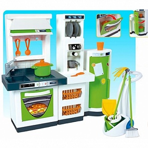 Модульная кухня из 3 модулей и набор Хозяюшки для уборки (PALAU TOYS, 07/1584veg) Модульная кухня из 3 модулей и набор Хозяюшки для уборки (PALAU TOYS, 07/1584veg)